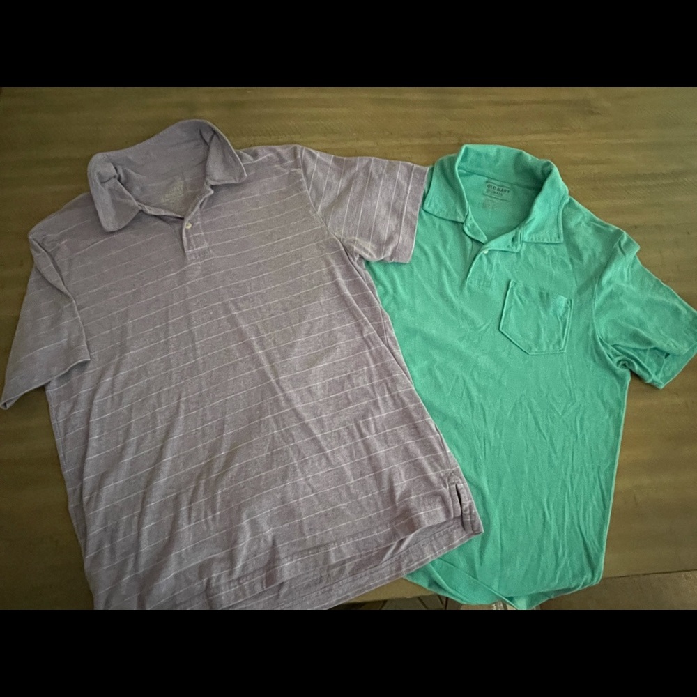 x2 Old Navy polos (M)/(S) similar fit